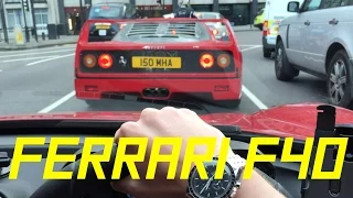 Ferrari F40 - POV chase through London