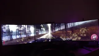 Dirt Rally 2.0 looks INSANE on Triple Screen Setup