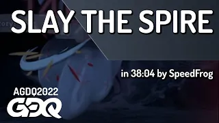Slay the Spire by SpeedFrog in 38:04 - AGDQ 2022 Online