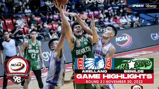 NCAA Season 98 | Game Highlights: Benilde vs AU| Men's Basketball Tournament Round 2