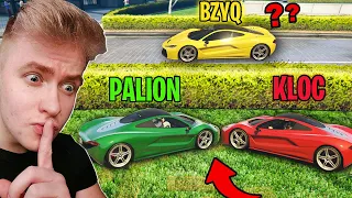 CHOWANY AUTAMI z PALIONEM i BZYQ w GTA V! (mega śmieszne)