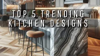 TOP 5 KITCHEN Interior Design + Decor Trends For 2024  #kitchendesign #trendingkitchen