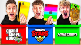 6000€ GTA vs BRAWL STARS vs MINECRAFT Mystery Box Opening! 😱 Welche Box ist WERTVOLLER?