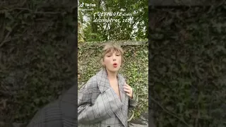 Taylor swift new TikTok video
