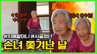 손녀도 피할수없는 치매할머니 분노 & 대처방법😂👵[3급치매할머니,시골청년,며느리,가족,사랑,일상]