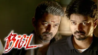 Vijay gets petrified when police lays hand on his dad | Bigil Movie Scenes | Vijay | Nayanthara