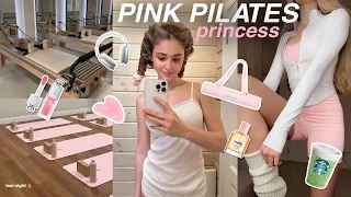 живу как  pink pilates princess | пилатес, розовая эстетика, уход за собой и матча🎀