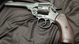 Webley Revolver Mk.VI ウェブリー リボルバー Mk6 Wick製　グリップ木目塗装