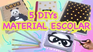 5 DIYs INCRÍVEIS DE MATERIAL ESCOLAR PERSONALIZADO -  Back to School - Segredos de Aline