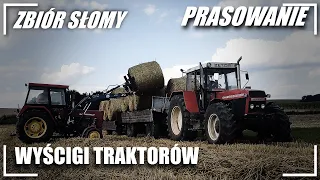 ☆Prasowanie i zbieranie balotów✔ Wyścigi traktorów?! cała ekpa w akcji ▶Agro Barti CZYTAJ OPIS!!