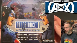 Allegiance Avengers vs X-Men Hobby Box opening - a Marvel trading card set by Upper Deck