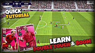 Quick tutorial for performing double touch & boom perfectly | Pes 2021