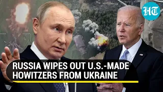 Russia destroys U.S.-made Howitzers with Kamikaze drones in Ukraine | Putin's big dare to Biden
