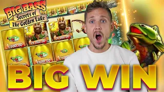 NEW BIG WIN - BIG BASS SECRETS OF THE GOLDEN LAKE - NEW GAME - WITH CASINODADDY 🎣