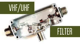 Самодельный фильтр VHF/UHF. Дуплексный фильтр, дуплексер, диплексер.