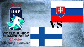 Finland vs Slovakia FULL GAME HD | 2021 WJC | Preliminary Round