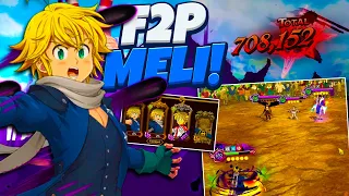 DESTROYING PVP With F2P Purgatory Meliodas! (No Paid Costumes) | Seven Deadly Sins: Grand Cross