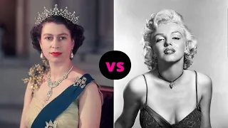 Reina Isabel II vs Marilyn Monroe | A través de los años