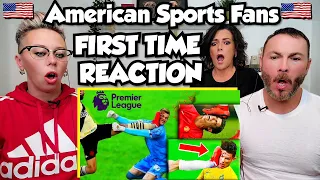 American Sports Fans React: 15 MOST BRUTAL FOULS IN FOOTBALL! Premier League & More! FIRST TIME!