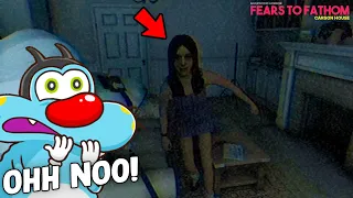 I Got WORST Jumpscare in YEARS😭 | Fears to Fathom :Carson House..ft Oggy