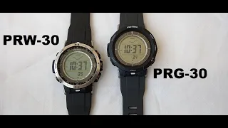 PRG-30-1D  vs  PRW-30-1A