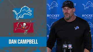 Dan Campbell postgame media availability | 2023 NFC Divisional Round: Lions vs. Buccaneers