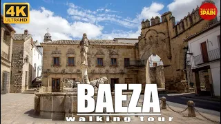 🇪🇸[4K] BAEZA Walking Tour. World Heritage City. Medieval Andalusian town | JAÉN | Andalusia | #spain