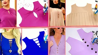 4 ⭐️ Sewing tips and tricks. with these techniques, you will find sewing neck easier than you think