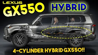 The HYBRID 4-Cylinder Lexus GX550 Has More Power Than a V8!