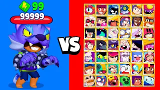 Boss Leon VS All Brawlers | 1V1 | Brawl Stars Battle