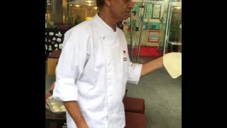 Making naan bread