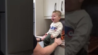 Laughing Grandson so Funny