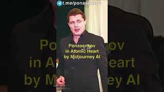 Ponasenkov in Atomic Heart by Midjourney AI