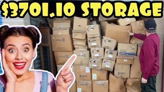 I PAID $3701.10 for ABANDONED STORAGE UNIT ! storage wars extreme unboxing mystery boxes