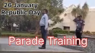 26 January Republic Day | Parade Training |#securityguard #parade