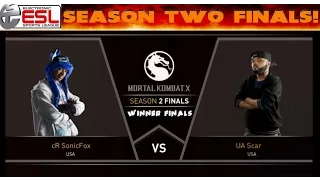 Match 18 - MKX - $100,000 Prize - Season 2 Finals (Winner Finals) - SonicFox vs UA Scar