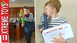 Sneak Attack Squad Training Part 2! Mystery Box Nerf Battle