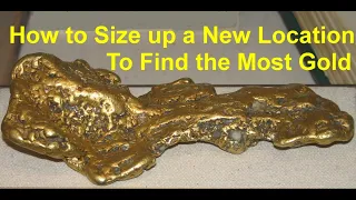 Exploring new prospecting areas to find the best gold