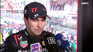 Declaraciones De Checo Pérez Tras Su Pobre Carrera En Mónaco