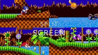 Sonic Classic Heroes - Split Screen (Race Test)