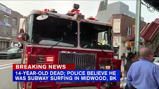 14-year-old killed after apparent subway surfing: police