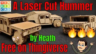 How to Assemble the Cardboard Hummer by Heath | Designed in Tinkercad