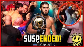 Backup Fighter for UFC 302 Main Event SUSPENDED after Punching Fan