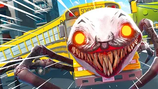 🚌School Bus TRANSFORMS into 🕷️SPIDER CHOO CHOO CHARLES 😱 - COMPLETE EDITION (Part 3)