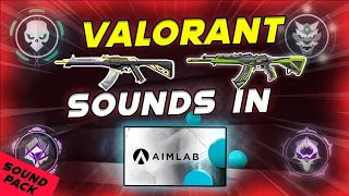 Valorant Skins kill sounds in Aim Labs Tutorial | valorant sound pack Download