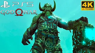 Bridge Keeper Boss Fight - Kratos vs Bridge Keeper - God of War 2018 PS5 4K 60FPS Mode No Commentary