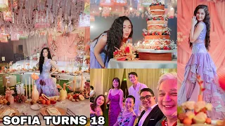 Sofia Pablo Multi-million worth Debut 18th Birthday Celebration