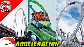 Top 10 FASTEST Roller Coaster Accelerations