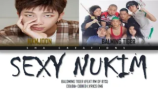 Balming Tiger SEXY NUKIM (feat. RM of BTS) Lyrics (바밍타이거 섹시느낌 가사) [Color Coded Lyrics/Han/Rom/Eng]