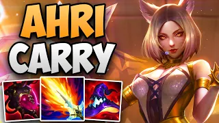 CHALLENGER AHRI INCREDIBLE SOLO CARRY GAMEPLAY | CHALLENGER AHRI MID GAMEPLAY | Patch 14.4 S14